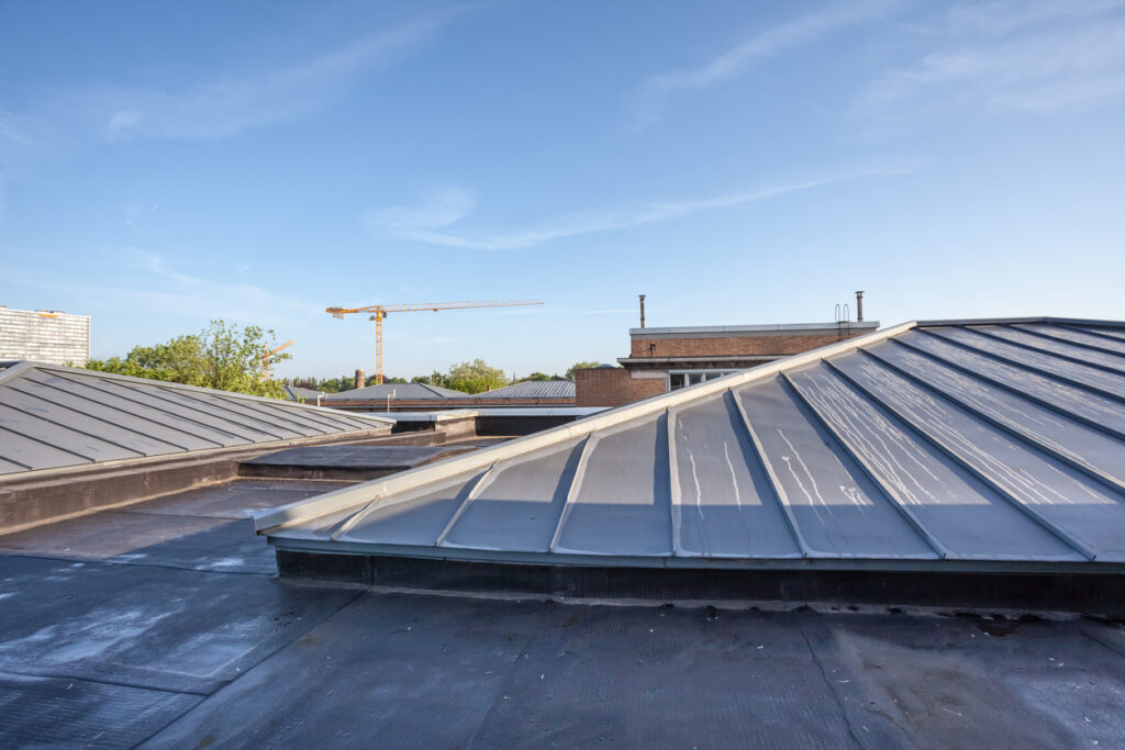 a roof of a building - Gravimetric Testing