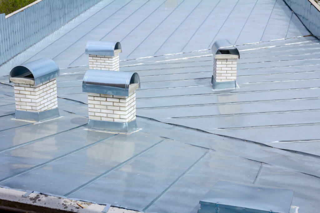 a roof with a few chimneys - Sample Viscosity Testing Service